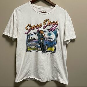Snoop Dogg Joe Cool White graphic Tee Men’s Size Large